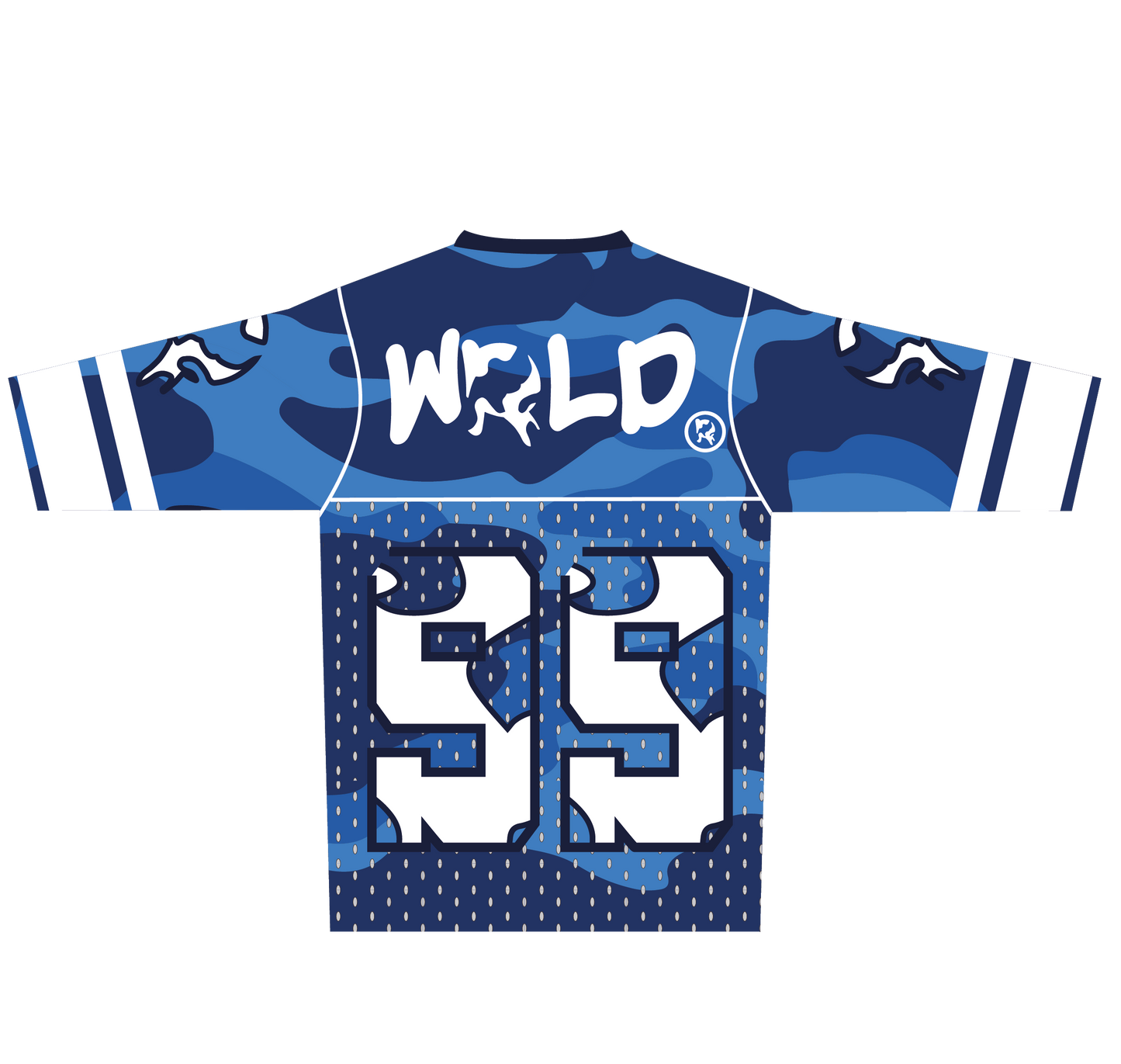 WRLD NFL JERSEY "BLUE CAMO"